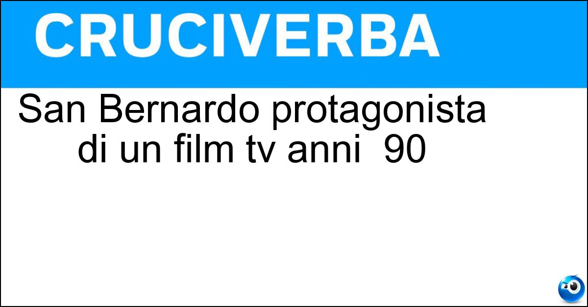 San Bernardo protagonista di un film tv anni 90 Soluzione San Bernardo protagonista di un film tv anni 90 - Beethoven