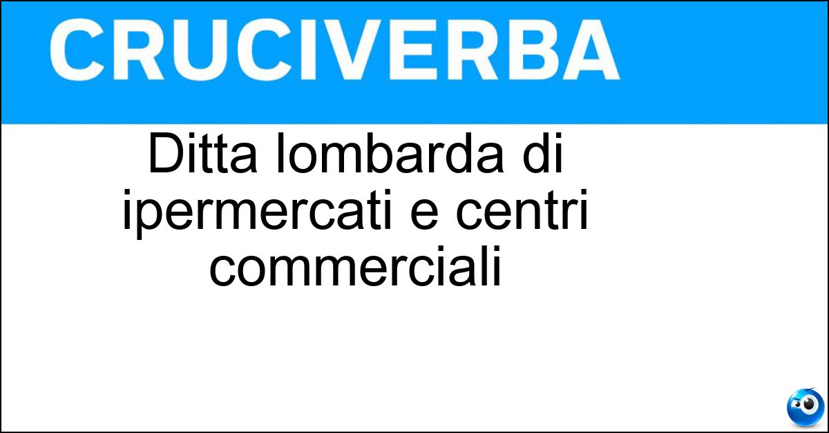 Soluzione Ditta lombarda di ipermercati e centri commerciali - Bennet