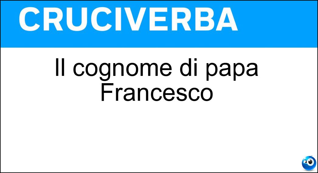 cognome papa