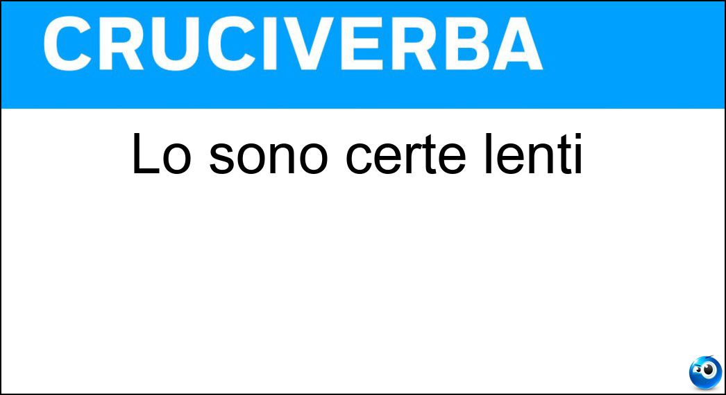 Lo sono certe lenti Soluzione Cruciverba: Lo sono certe lenti - Risposta Biconcave