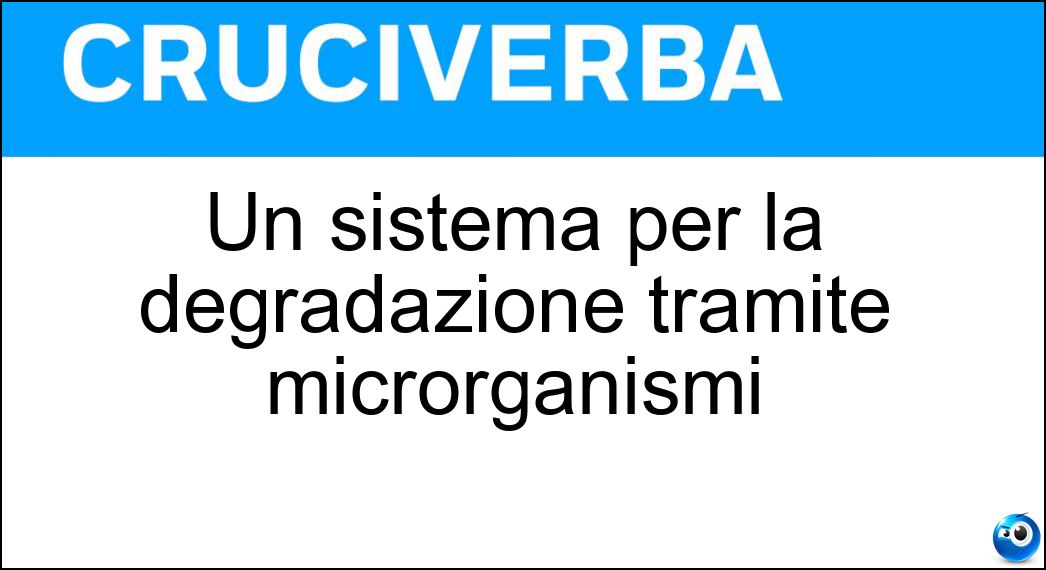 sistema degradazione