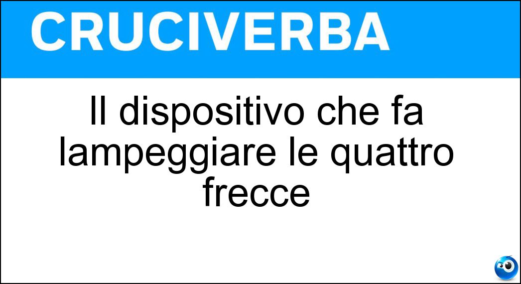 dispositivo lampeggiare