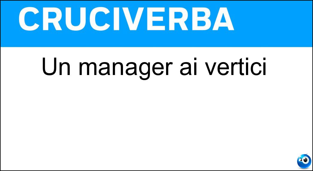 manager vertici