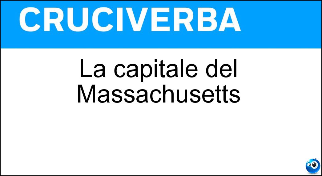 La capitale del Massachusetts