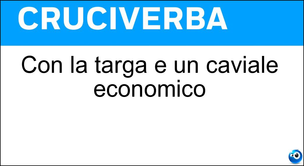 targa caviale