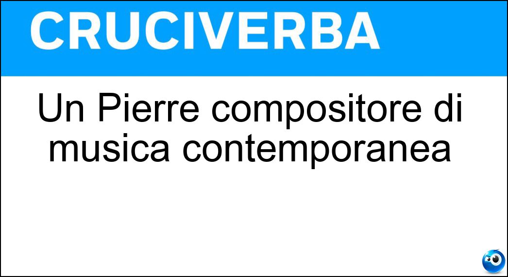 pierre compositore