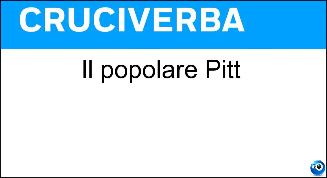 popolare pitt