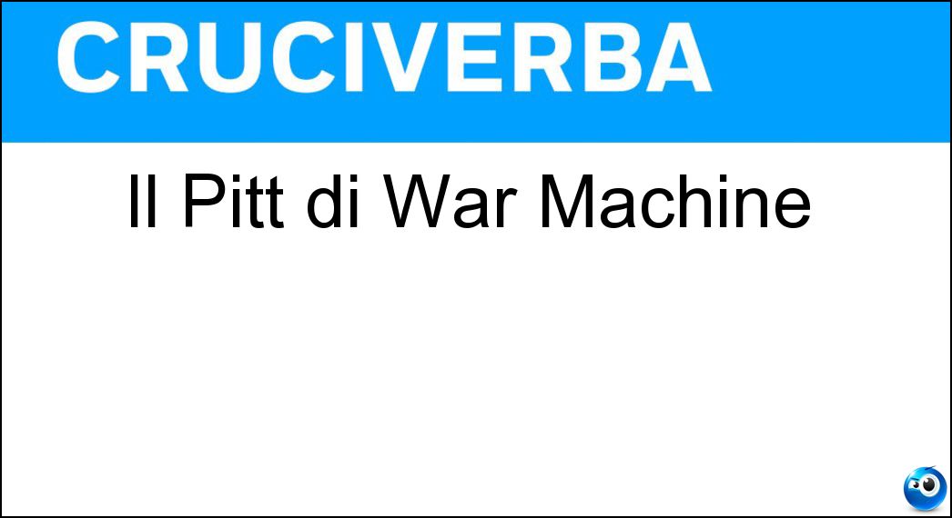 Il Pitt di War Machine Soluzione Il Pitt di War Machine - Brad