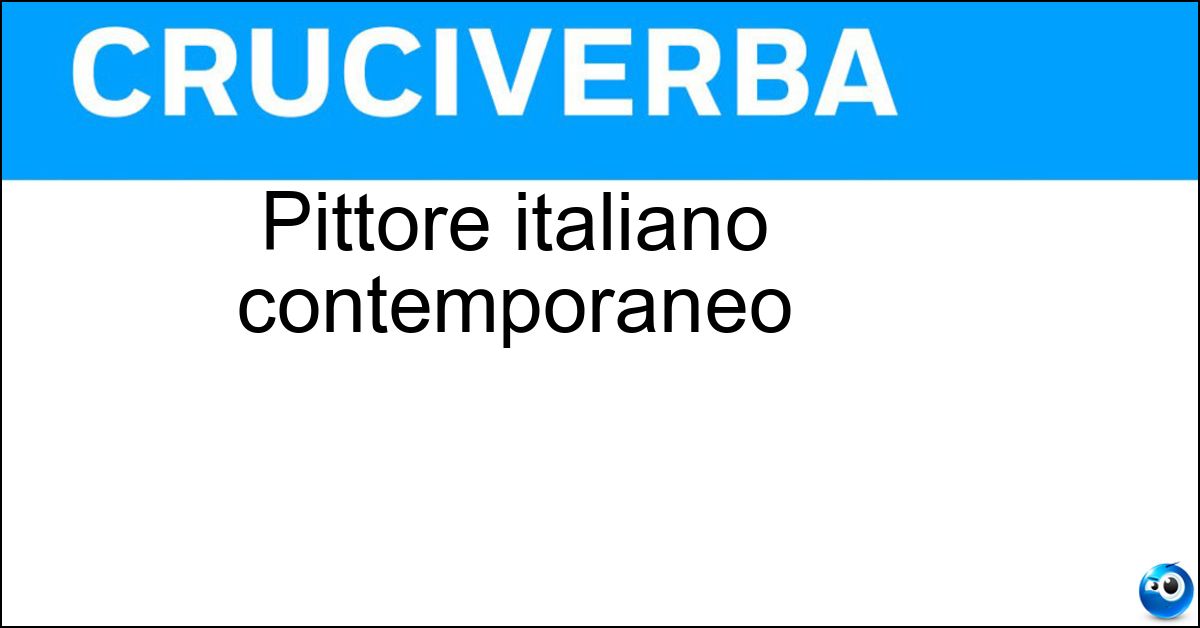 Pittore italiano contemporaneo Soluzione Pittore italiano contemporaneo - Bruno Cassinari