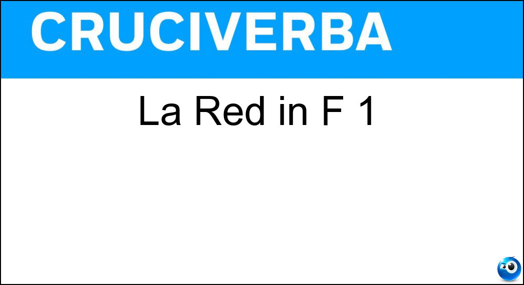Soluzione La Red in F 1 - Bull