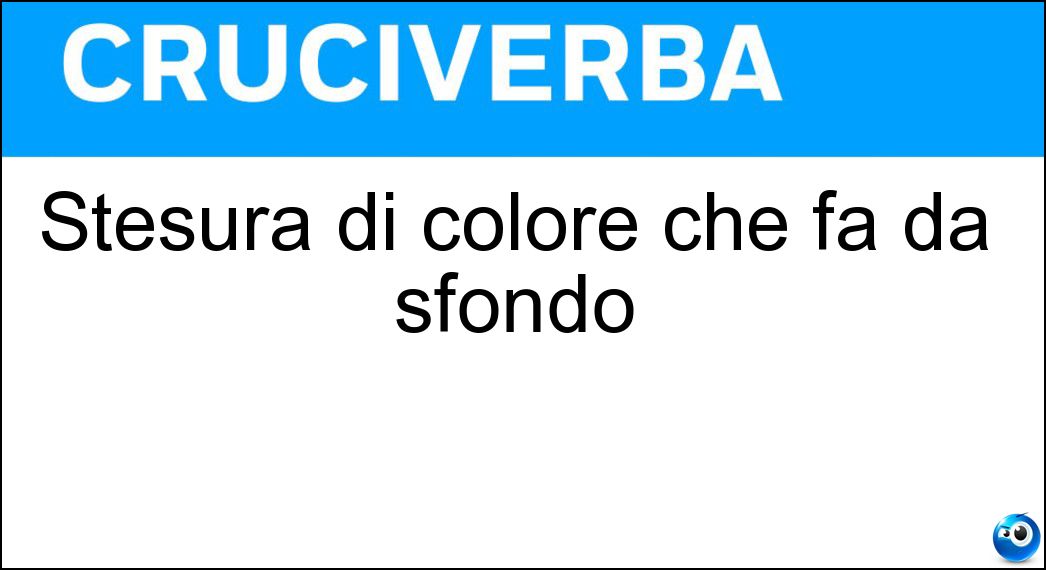 stesura colore