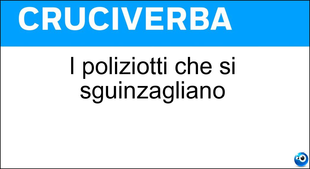 poliziotti sguinzagliano