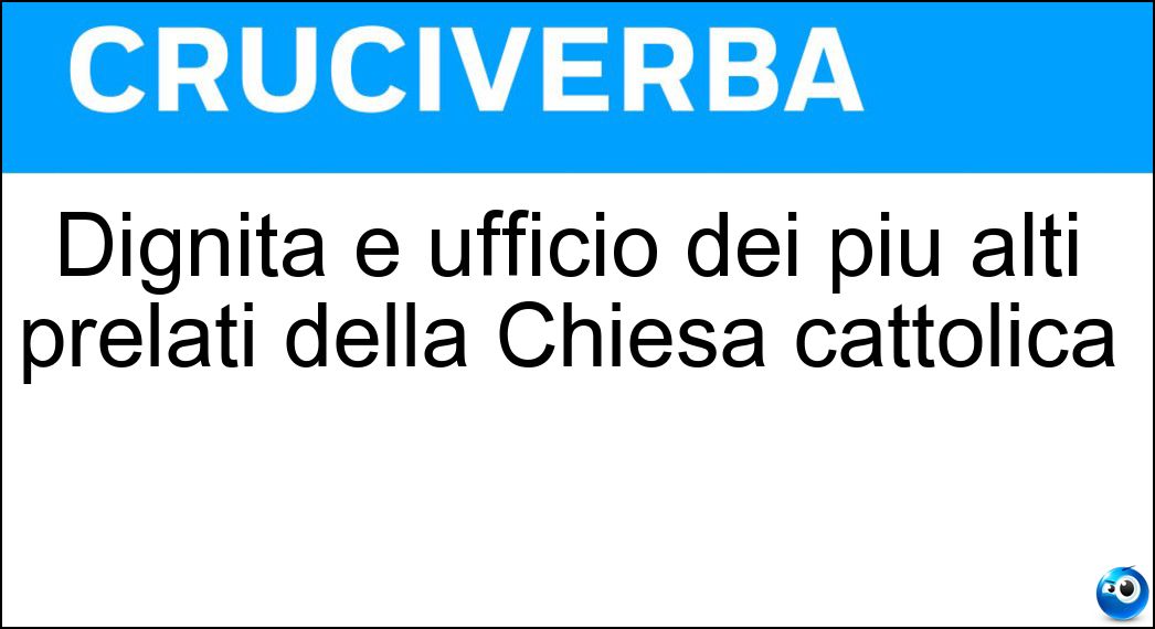 dignità ufficio