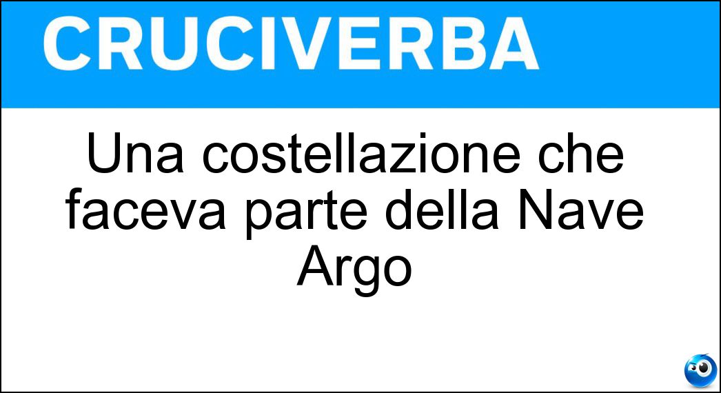 costellazione faceva