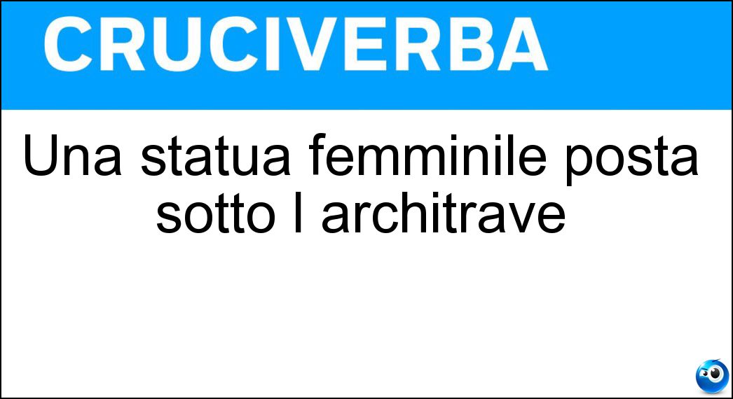 statua femminile