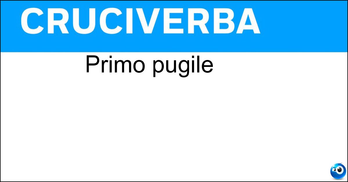 Primo pugile Soluzione Primo pugile - Carnera