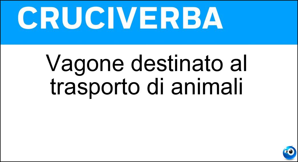 vagone destinato