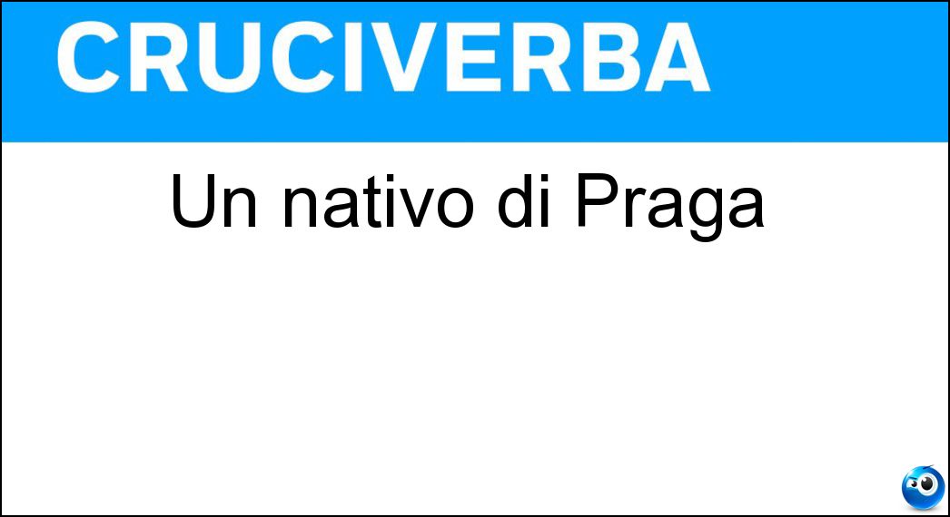 Un nativo di Praga Soluzione Un nativo di Praga - Ceco