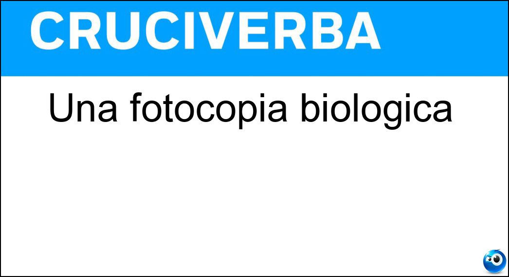 fotocopia biologica