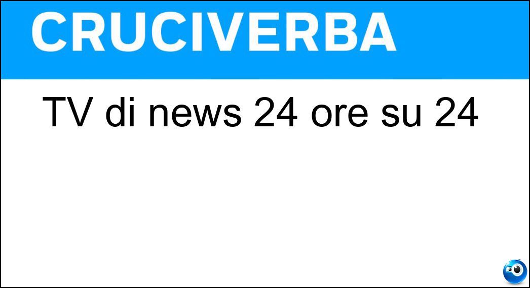 TV di news 24 ore su 24 Soluzione TV di news 24 ore su 24 - Cnn