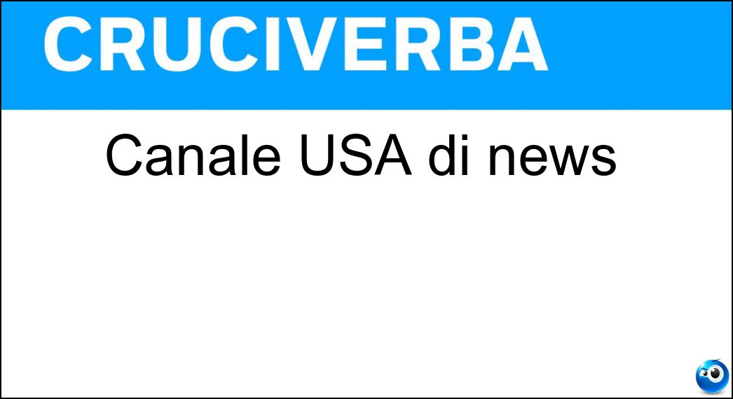 Canale USA di news Soluzione Canale USA di news - Cnn