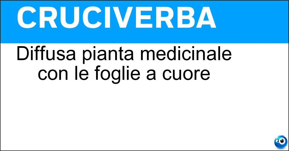 Soluzione Diffusa pianta medicinale con le foglie a cuore - Coclearia
