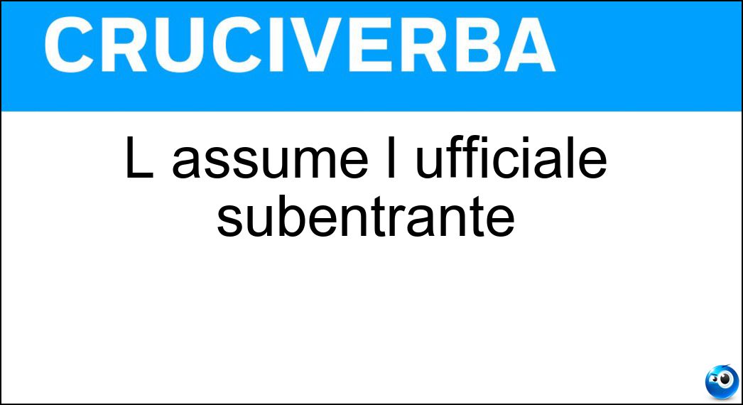 assume ufficiale