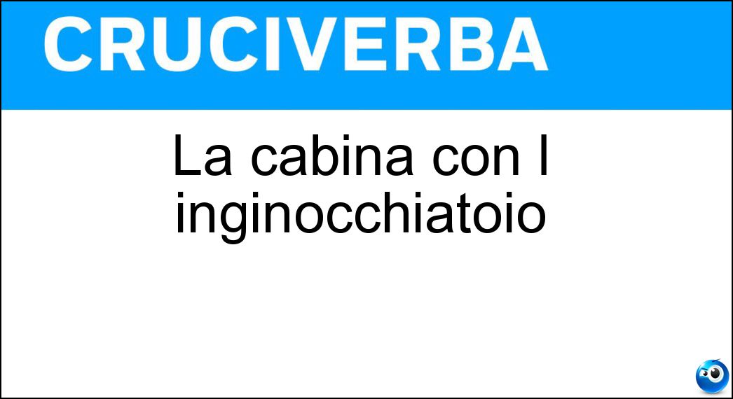 Soluzione La cabina con l inginocchiatoio - Confessionale