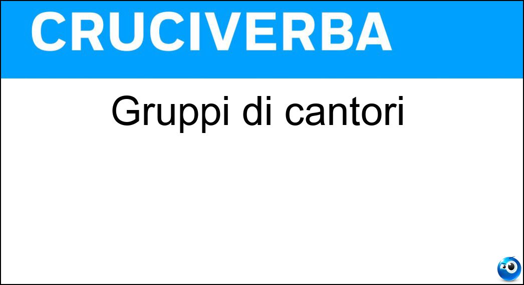 Gruppi di cantori Soluzione Cruciverba: Gruppi di cantori - Risposta Cori