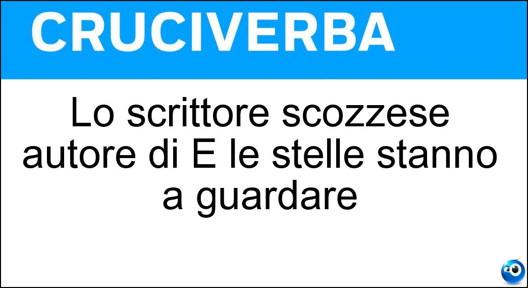 scrittore scozzese