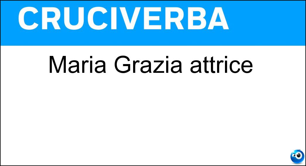 Maria Grazia attrice Soluzione Cruciverba: Maria Grazia attrice - Risposta Cucinotta
