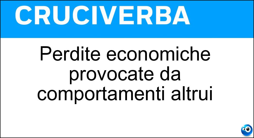 perdite economiche