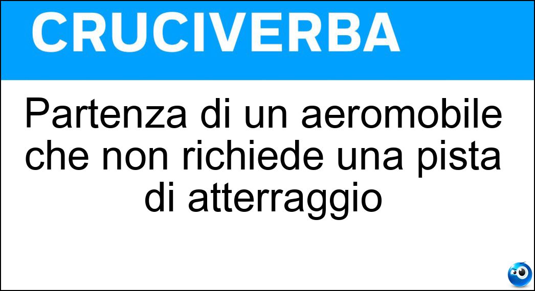 partenza aeromobile