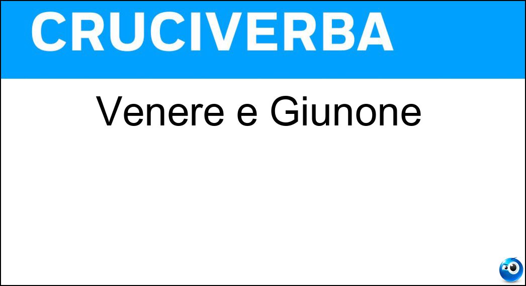 venere giunone