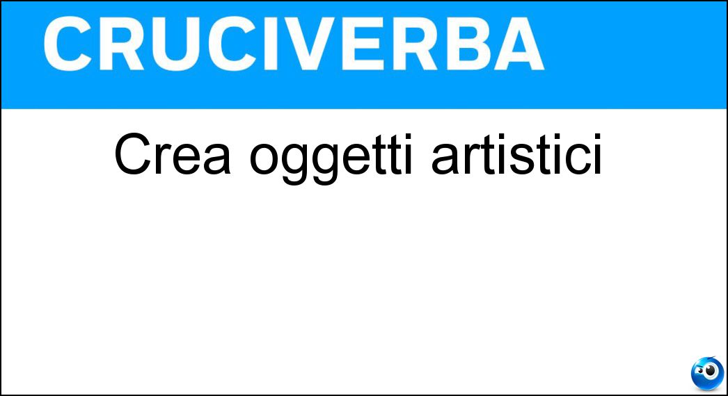 crea oggetti