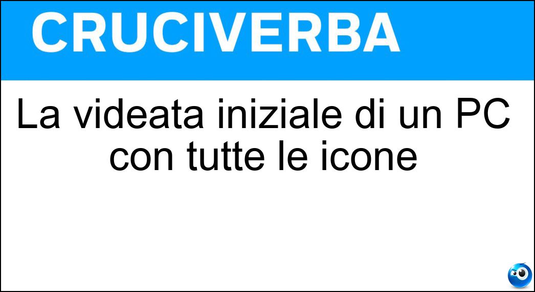 videata iniziale