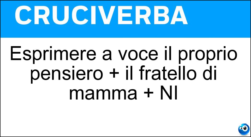 Definizione Cruciverba: Farla vuole dire andare avanti e indietro