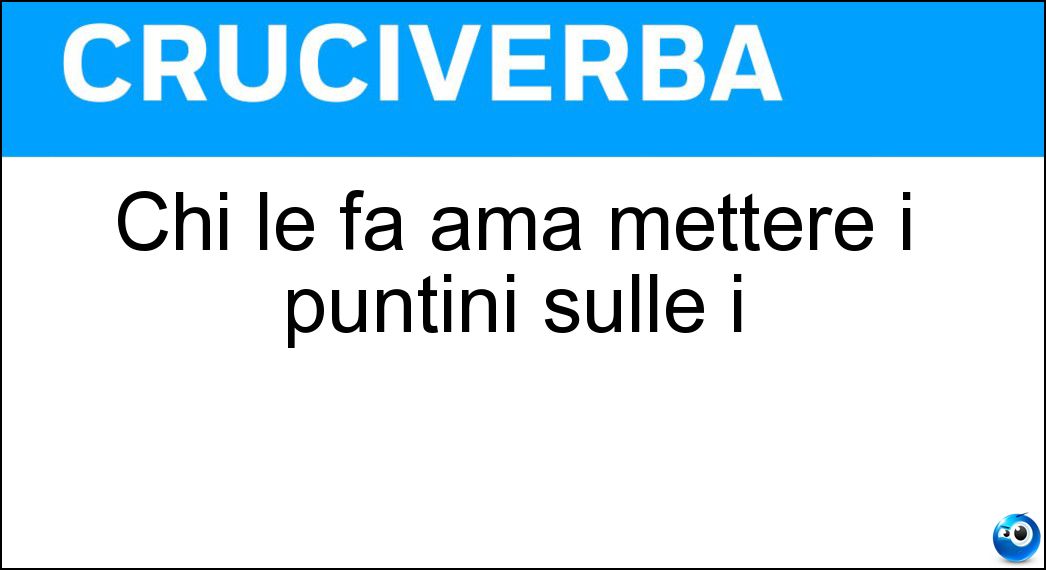 mettere puntini