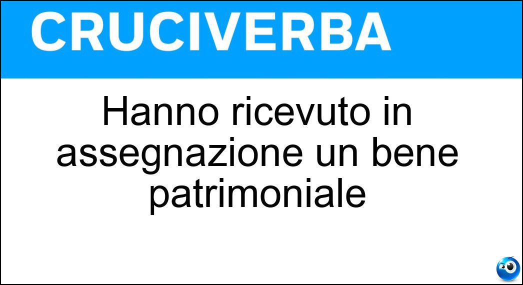 hanno ricevuto