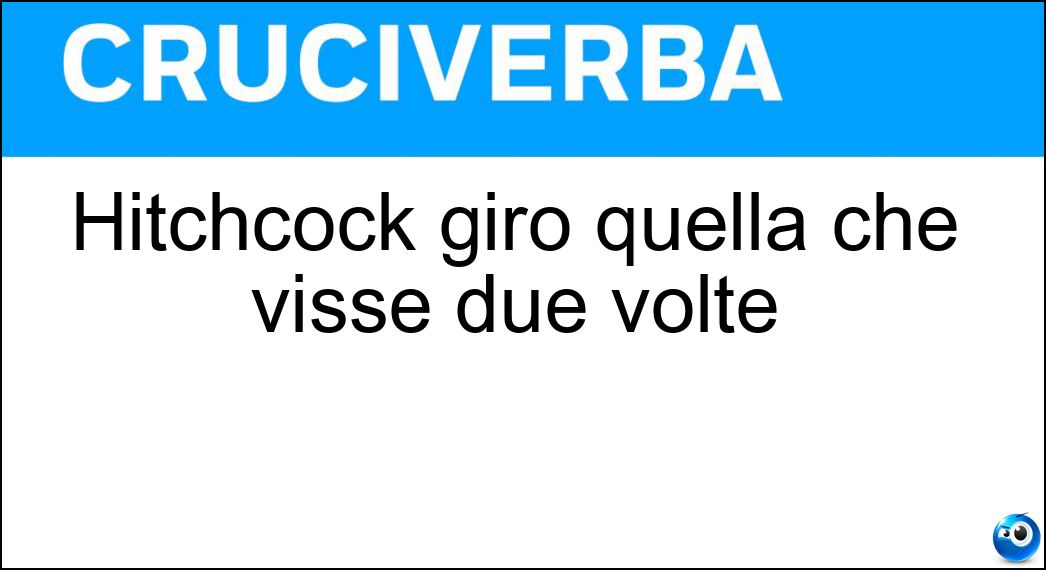 hitchcock girò