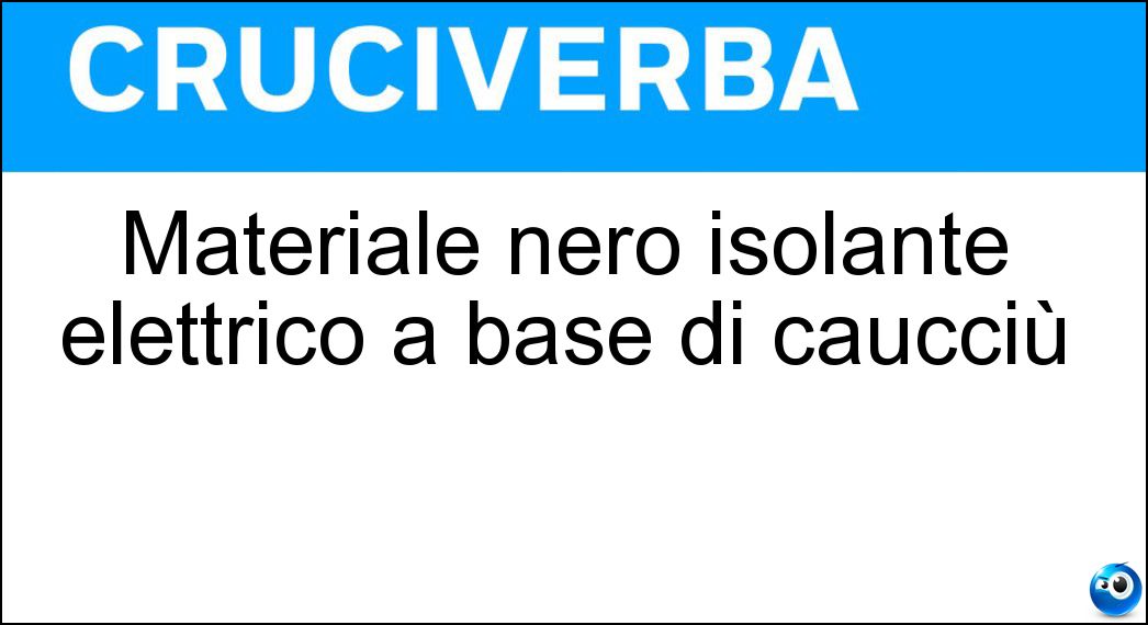 Materiale nero isolante elettrico a base di caucciù Soluzione Materiale nero isolante elettrico a base di caucciù - Ebanite