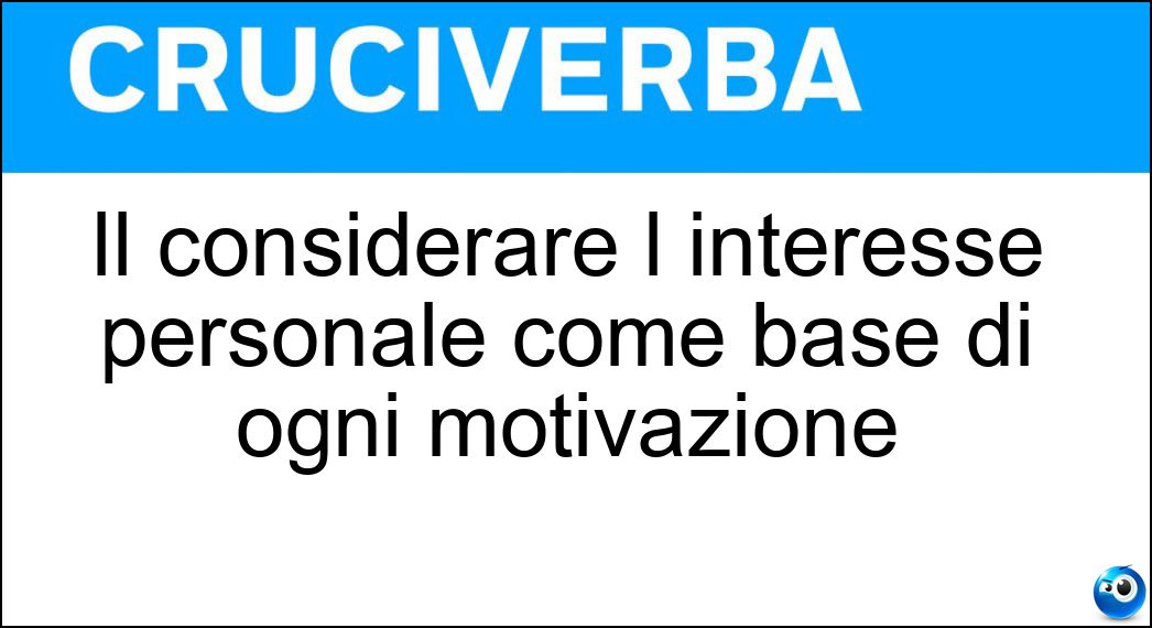 considerare interesse