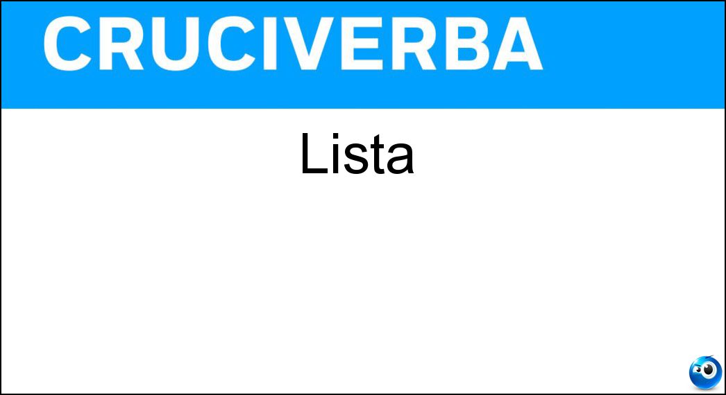 Lista Soluzione Lista - Elenco
