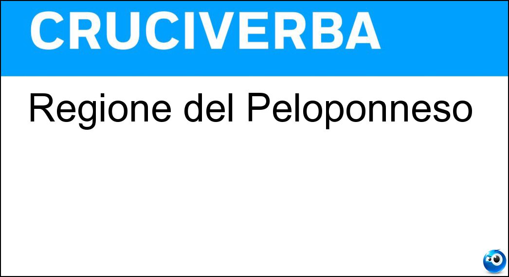 Regione del Peloponneso