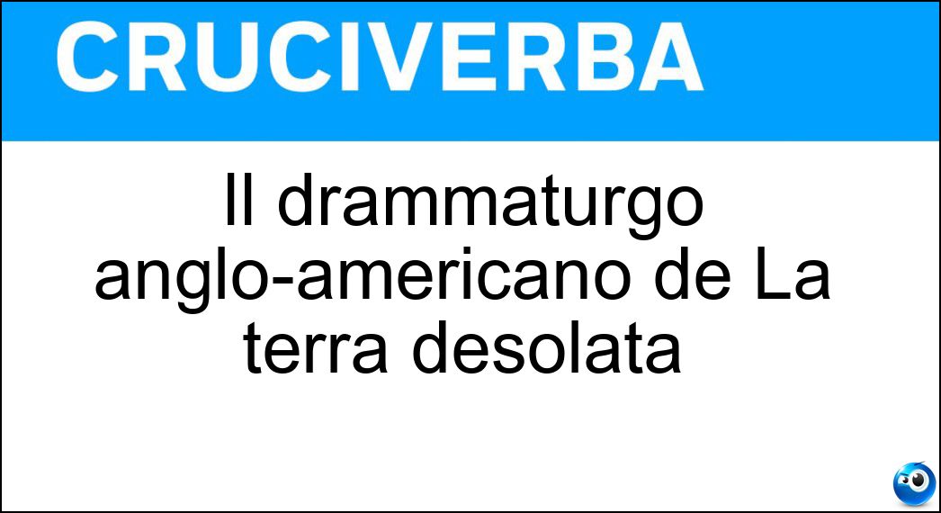 drammaturgo anglo