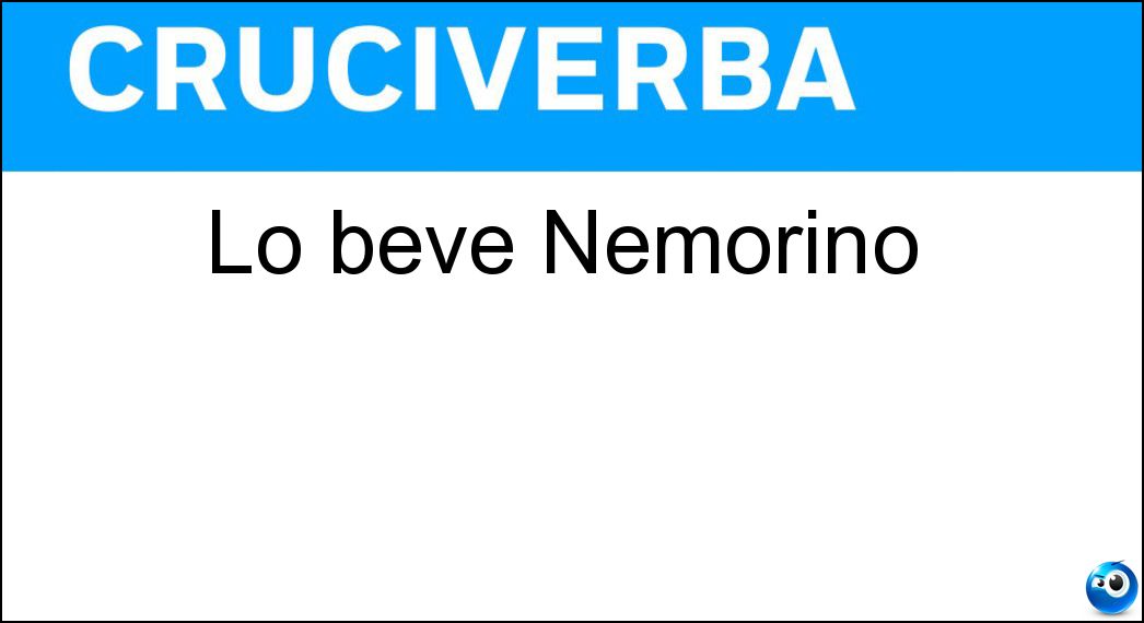 beve nemorino