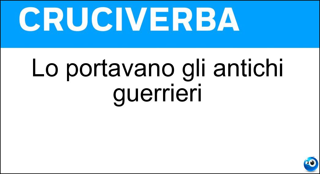 portavano antichi