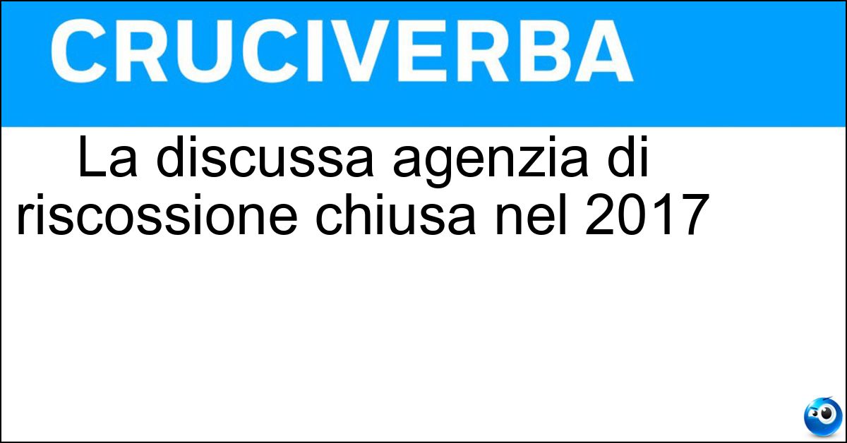 Soluzione La discussa agenzia di riscossione chiusa nel 2017 - Equitalia