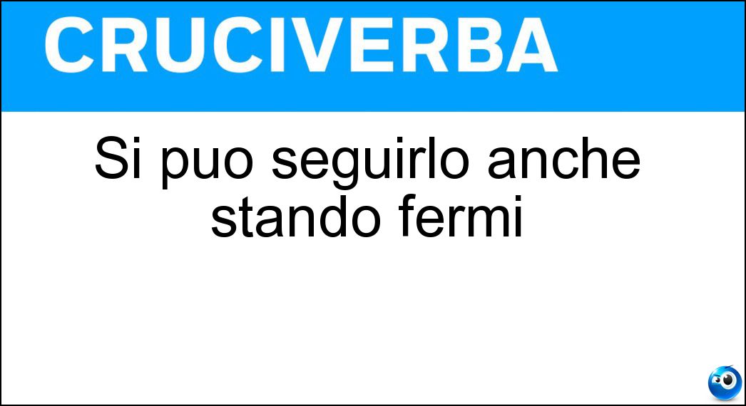 Definizione Cruciverba: Farla vuole dire andare avanti e indietro