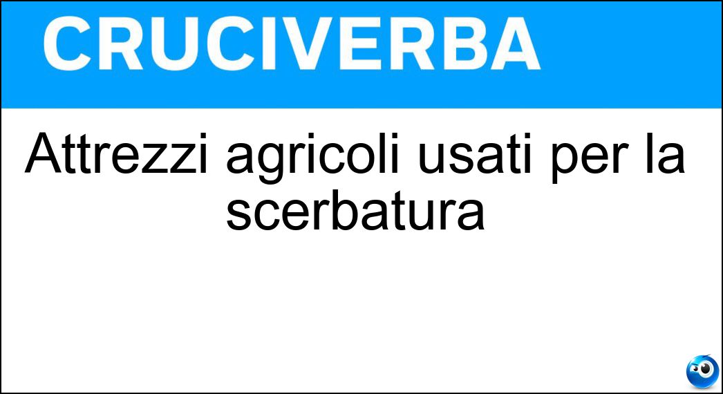 attrezzi agricoli